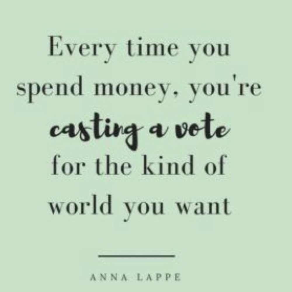 Buying used keeps more junk out of landfills. :)